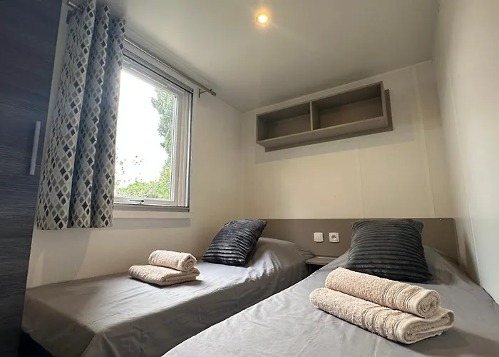 Mobil-home 4 Etoiles A Clim Piscine Proche 6 A 8 Pers Valras-Plage